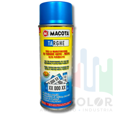 Bomboletta Spray "BLU TARGHE" Macota®